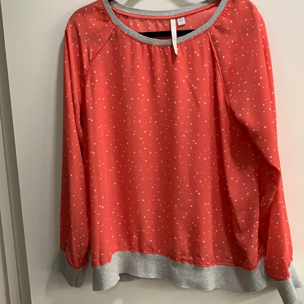 LC Lauren Conrad Star Patterned Top